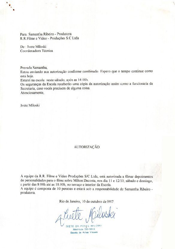 Carta De Autorizacao 7951